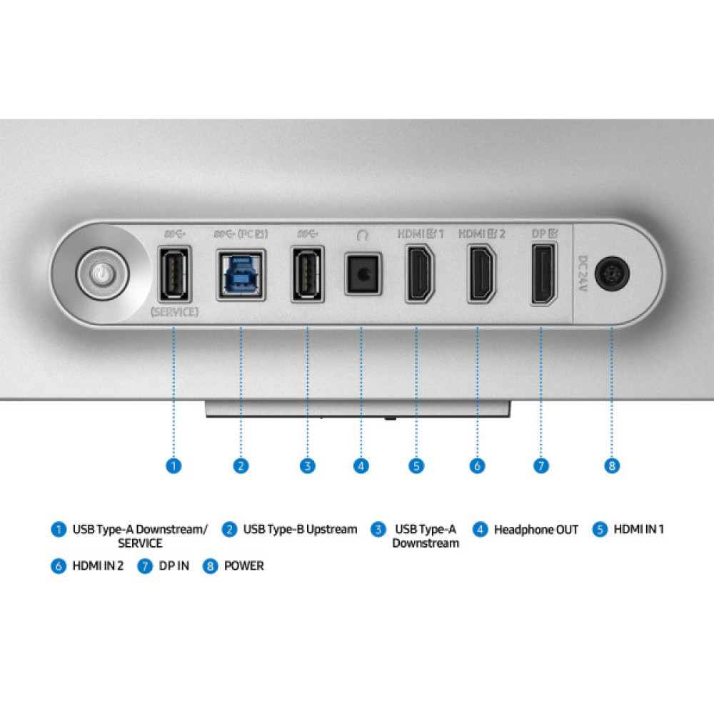 Монітор Samsung 32"Odyssey G81SF HDMI, DP, USB-C, Bluetooth, VA, 3840x2160, 240Hz, 0,03ms