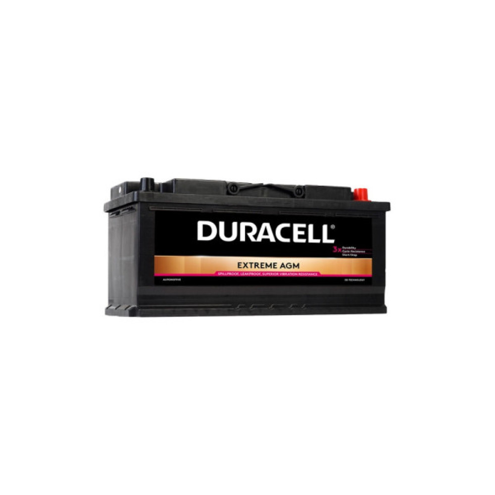 Акумулятор автомобільний Duracell Extreme AGM Start-Stop DE105AGM 105Ah 950A (100AH)