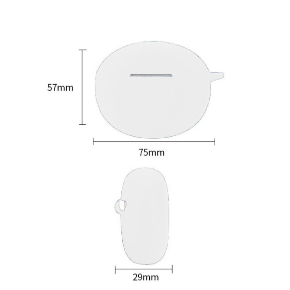 Чохол для навушників BeCover Silicon для Xiaomi Redmi Buds 4 Active White (710946)