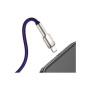 Дата кабель USB 2.0 AM to Lightning 2.0m 2.4A metal purple Baseus (CALJK-B05)