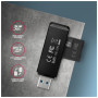 Зчитувач флеш-карт AXAGON USB-A 3.2 to SD/microSD 5Gbps black (CRE-S2N)