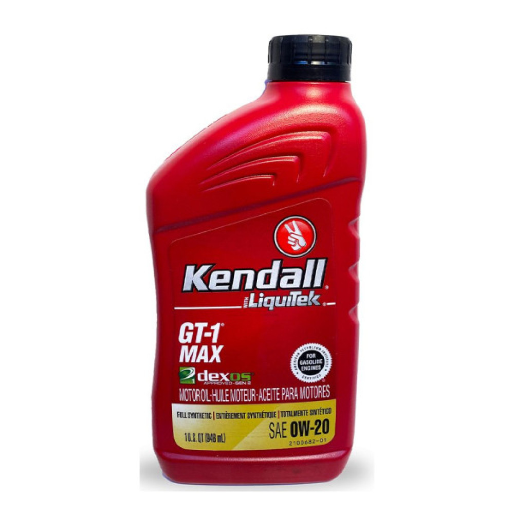 Моторна олива Kendall GT-1 MAX Premium Full-Synthetic 0w-20, 0,946л