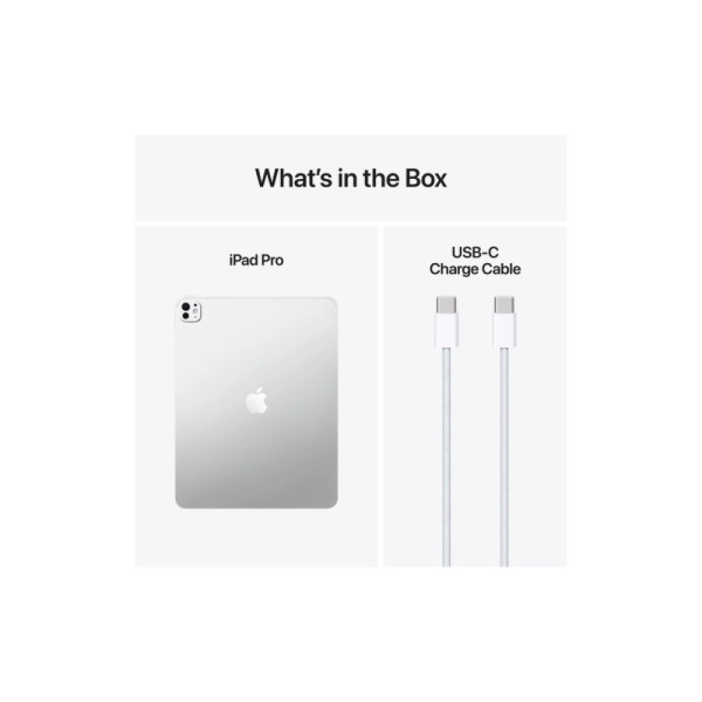 Планшет Apple iPad Pro 11" M5 Wi‑Fi 256GB with standard glass - Silver (MDWL4TY/A)