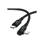 Дата кабель USB-C to USB-C 3.0m 100W 90° corner black Essager (EXCTT1-CGWTC01)