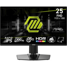 Монітор MSI 24.5" MAG 255PXF 2xHDMI, DP, MM, IPS, 300Hz, 0.5ms, sRGB 120%, FreeSync, Pivot