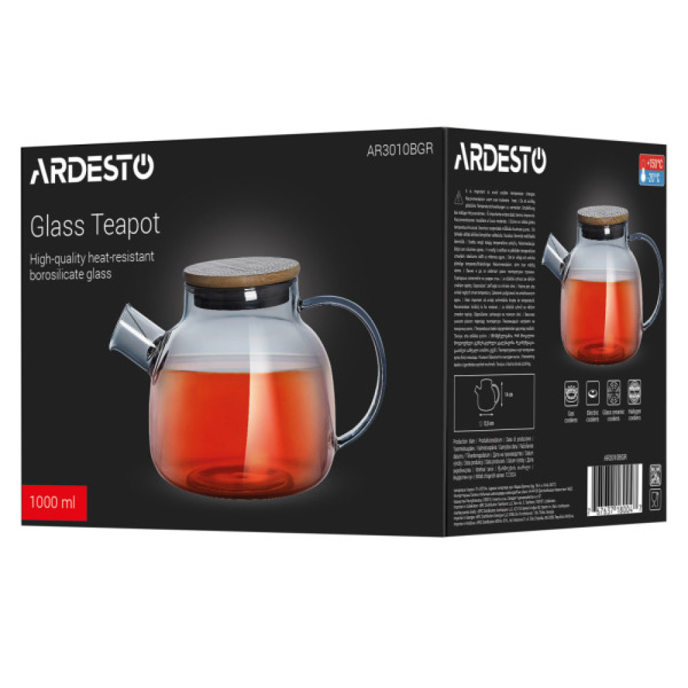 Заварник ARDESTO Graphite 1000 мл (AR3010BGR)