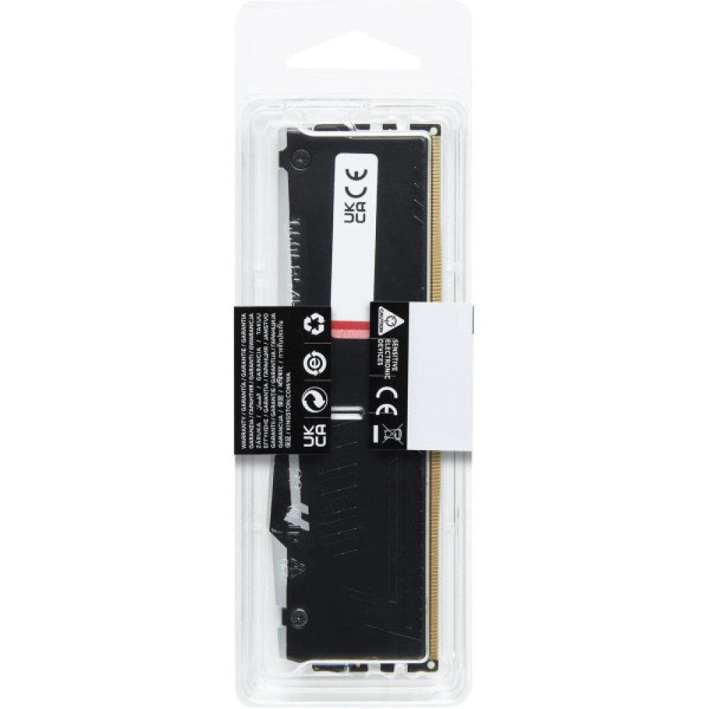 Пам'ять ПК Kingston DDR5 16GB 6000 FURY Beast RGB XMP