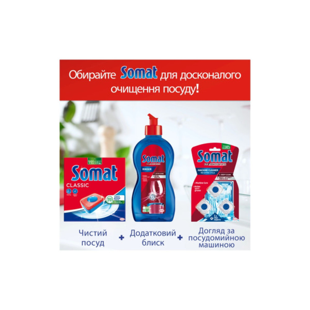 Таблетки для посудомийних машин Somat Classic Power 95 шт. (9000101810059)