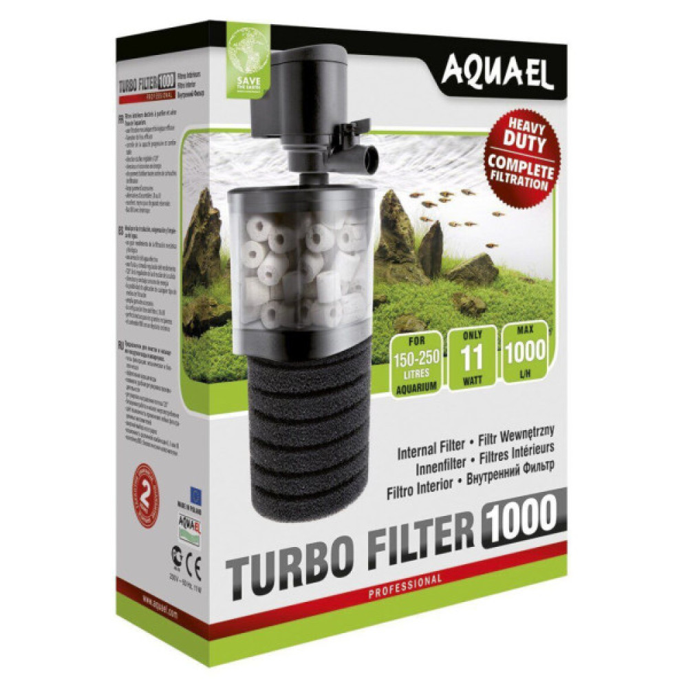Фільтр для акваріума AquaEl Turbo Filter 1000 внутрішній на 250 л (5905546133364)