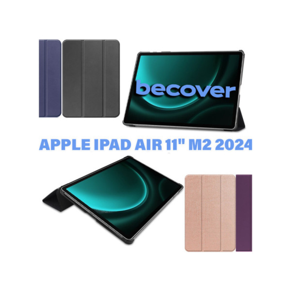 Чохол до планшета BeCover Smart Case Apple iPad Air 11" M2/M3 (2024/2025) Gray (711386)