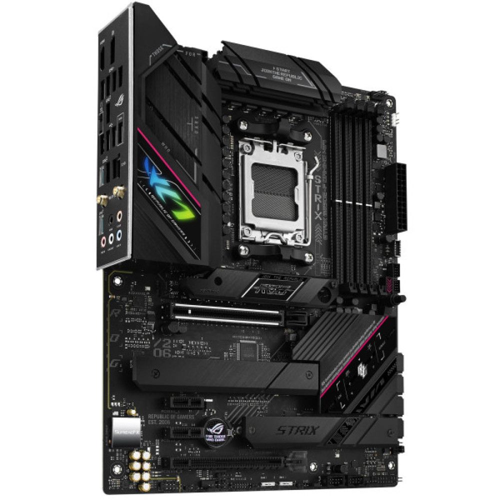 Материнcька плата ASUS ROG STRIX B650E-F GAMING WIFI sAM5 B650 4xDDR5 M.2 HDMI DP Wi-Fi BT ATX