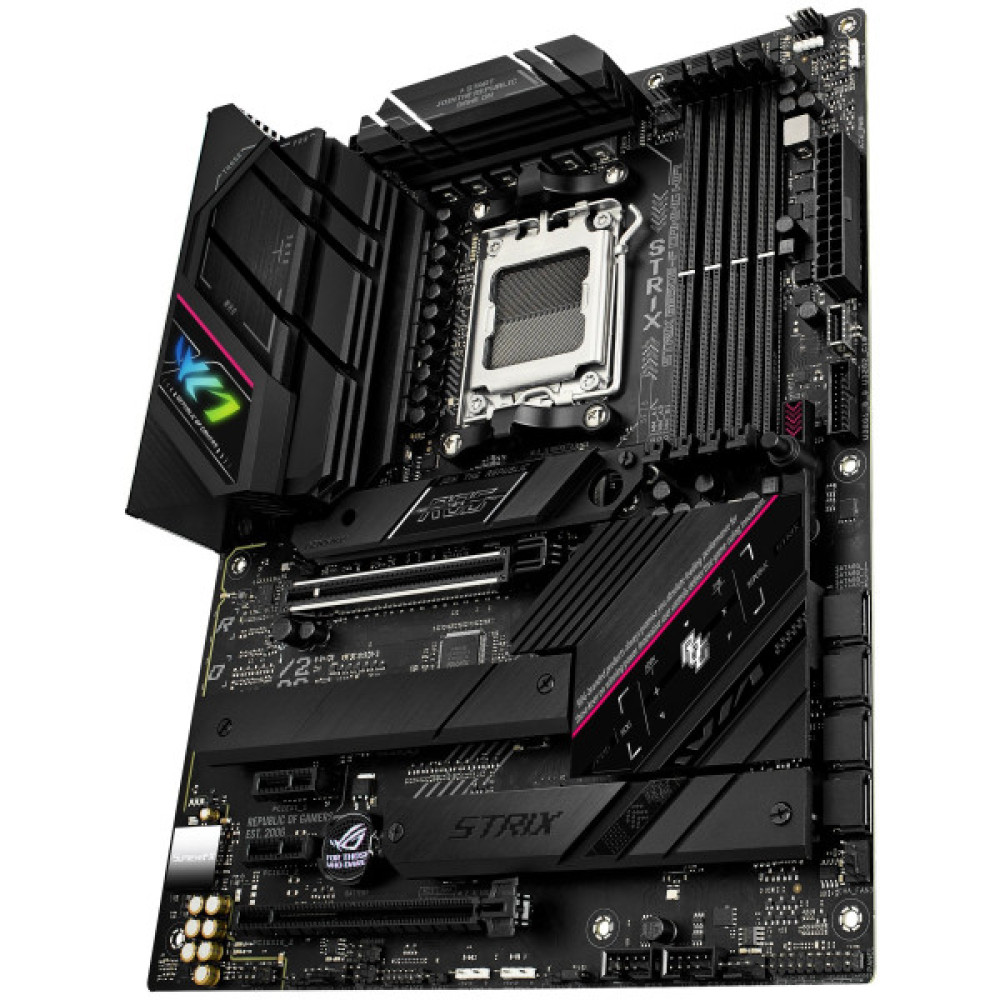 Материнcька плата ASUS ROG STRIX B650E-F GAMING WIFI sAM5 B650 4xDDR5 M.2 HDMI DP Wi-Fi BT ATX