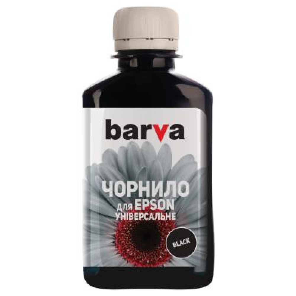 Чорнило Barva Epson universal 1, water-soluble, 180г, BLACK (EU1-451)