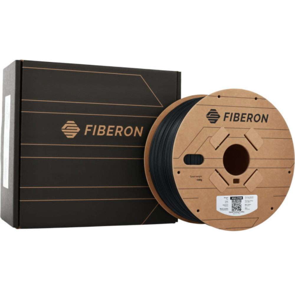 Пластик для 3D-принтера Polymaker ASA-CF08 Fiberon 1,75mm 3kg Black (FF02002)