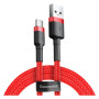 Дата кабель USB 2.0 AM to USB-C 3.0m 2A red Baseus (CATKLF-U09) Дата кабель USB 2.0 AM to USB-C 3.0m 2A red Baseus (CATKLF-U09)