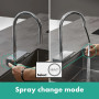 Змішувач Hansgrohe Aquno Select M81 , 22 см, хром (73837000) Змішувач Hansgrohe Aquno Select M81 , 22 см, хром (73837000)
