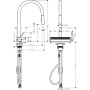 Змішувач Hansgrohe Aquno Select M81 , 22 см, хром (73837000) Змішувач Hansgrohe Aquno Select M81 , 22 см, хром (73837000)