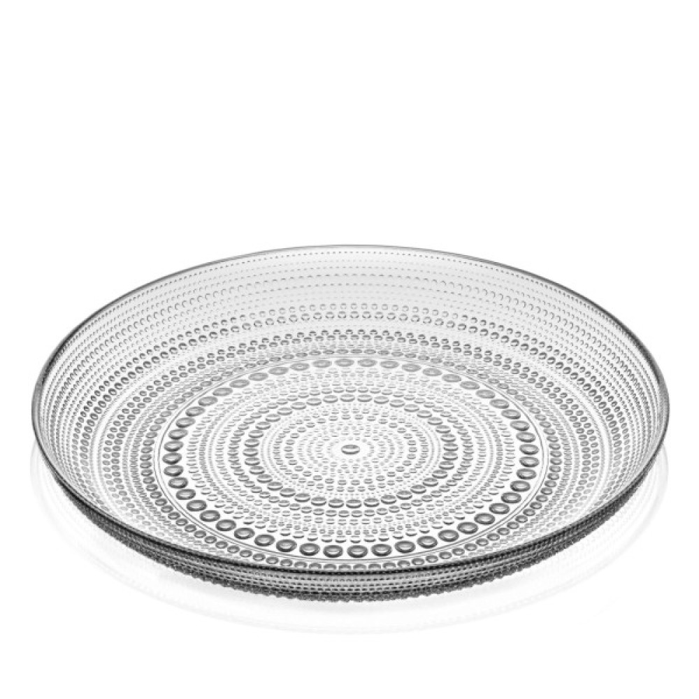 Тарілка Ardesto Verbena, 20.7см, скло, прозорий (AR5027)