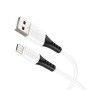 Дата кабель USB 2.0 AM to Micro 5P 1.0m 2.4A silicone X82 white HOCO (6931474768568) Дата кабель USB 2.0 AM to Micro 5P 1.0m 2.4A silicone X82 white HOCO (6931474768568)