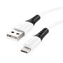 Дата кабель USB 2.0 AM to Micro 5P 1.0m 2.4A silicone X82 white HOCO (6931474768568) Дата кабель USB 2.0 AM to Micro 5P 1.0m 2.4A silicone X82 white HOCO (6931474768568)