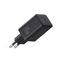 Зарядний пристрій Baseus 1xUSB-C 30W + 1xUSB black (P10111404113-00)