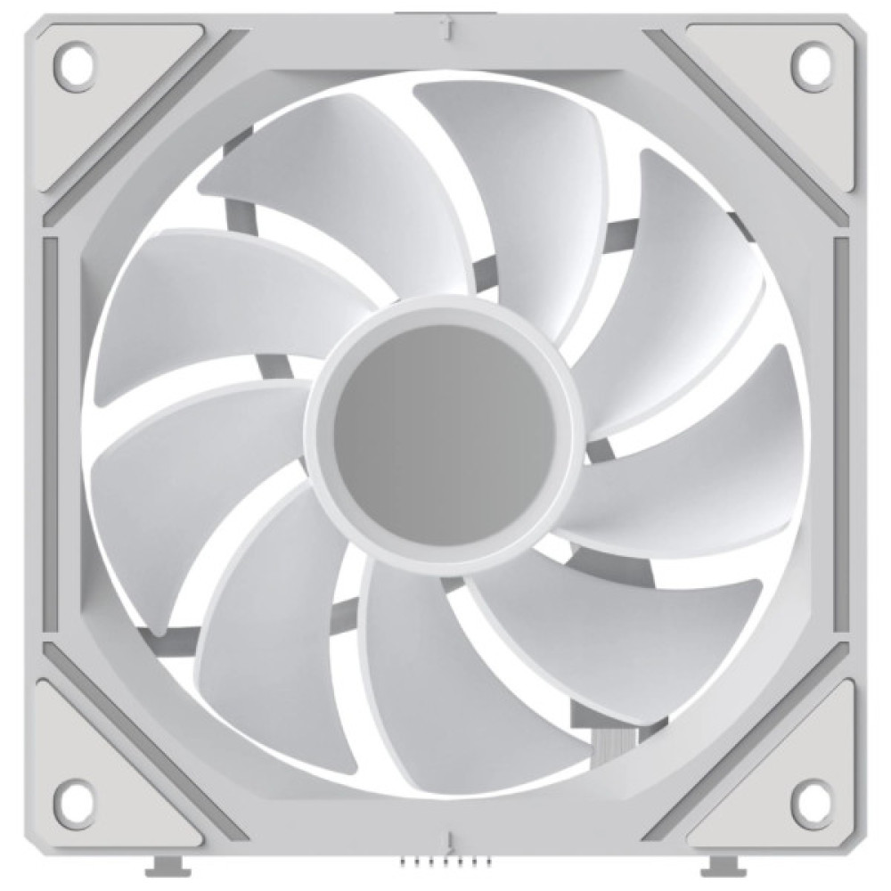 Кулер до корпусу OCYPUS GAMMA F12 ARGB REVERSE BLADE білий (GAMMA-F12-WH1AM01U-GL)
