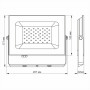 Прожектор TITANUM LED50W 6000K TLF506 220V (TLF506) Прожектор TITANUM LED50W 6000K TLF506 220V (TLF506)