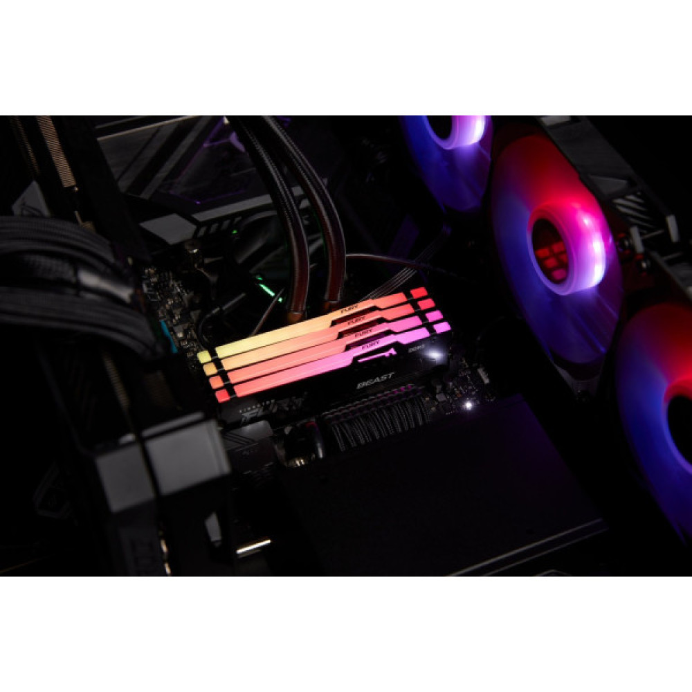 Пам'ять ПК Kingston DDR5 16GB 5600 FURY  Beast RGB