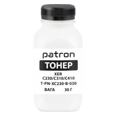 Тонер XER C230/C310/C410, 30 г, Black Patron (PN-XC230-B-030)