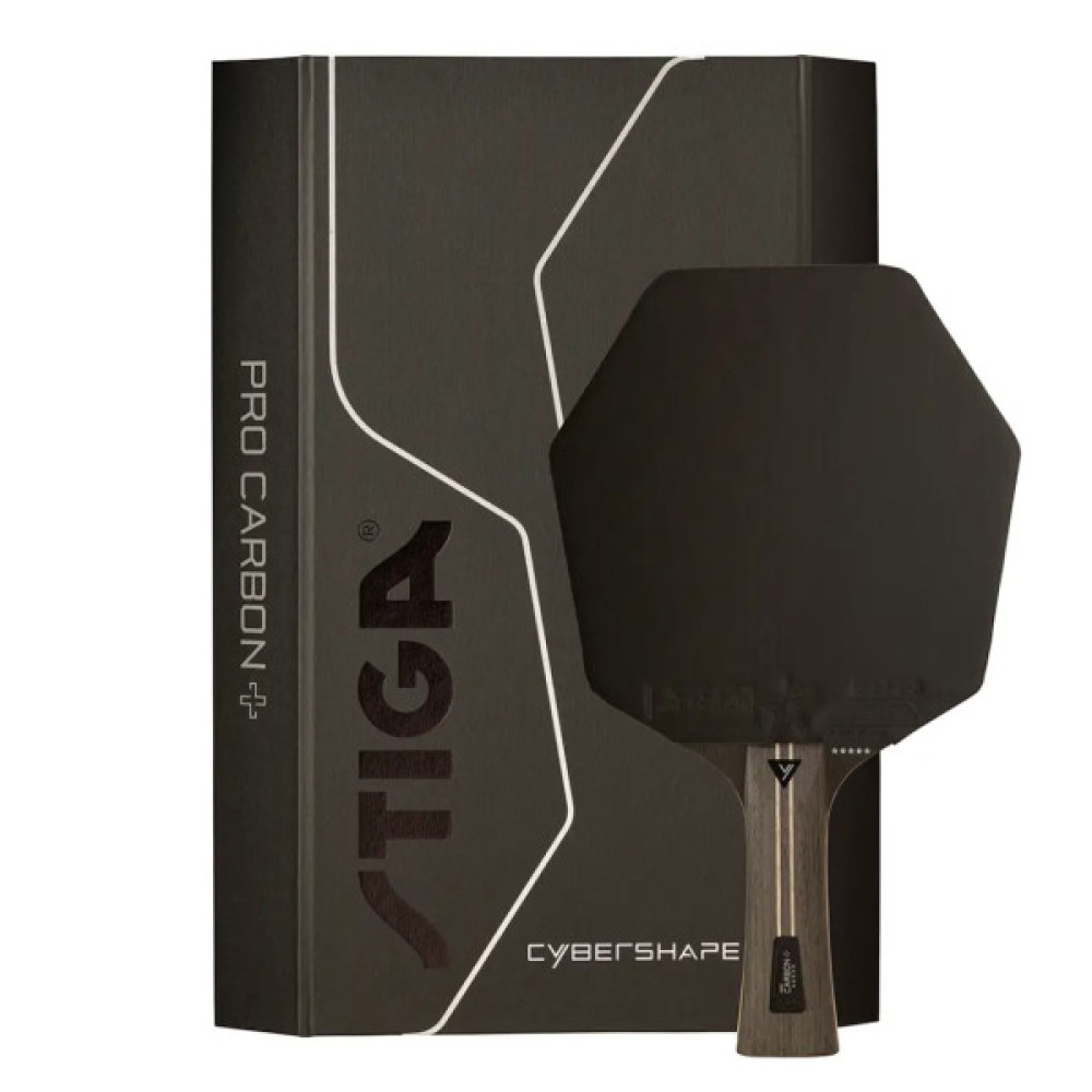 Ракетка для настільного тенісу Stiga Pro Carbon Plus Cybershape 5 Star FL (1215-0401-35) (931184)