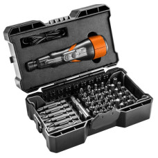 Викрутка Neo Tools акумуляторна, micro-USB, 3.6В Li-Ion, 800мА•год, 280об•хв, 42 біт, SL,PH,PZ,Torx, кейс