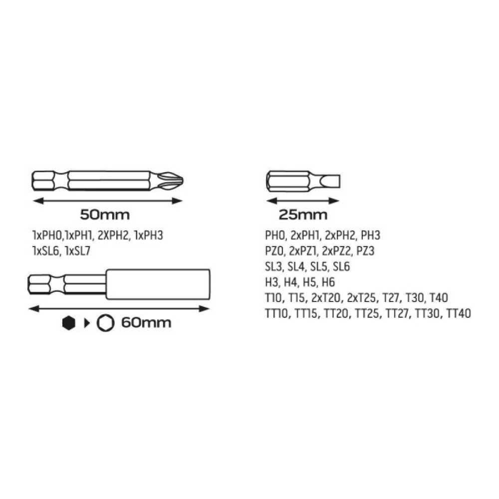 Викрутка Neo Tools акумуляторна, micro-USB, 3.6В Li-Ion, 800мА•год, 280об•хв, 42 біт, SL,PH,PZ,Torx, кейс