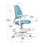 Дитяче крісло Evo-kids s Mio Ergo Blue (Y-507 KBL) Дитяче крісло Evo-kids s Mio Ergo Blue (Y-507 KBL)