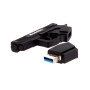 USB флеш накопичувач ColorWay Pistol 64 GB 3.0 Black (CW-USBPL64)