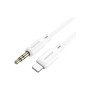 Кабель мультимедійний Lightning to 3.5mm M 1.0m white BOROFONE (6941991101052) Кабель мультимедійний Lightning to 3.5mm M 1.0m white BOROFONE (6941991101052)