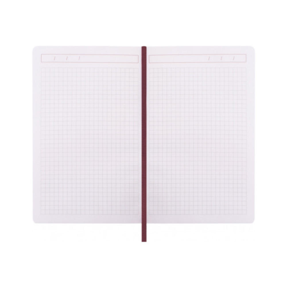 Книга записна Optima Magic А5 128 аркушів клітинка синій (O27102-02)