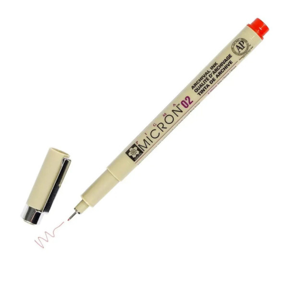 Лайнер Sakura Pigma Micron (0.2) 0,3 мм Червоний (084511318403)