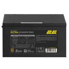 Блок живлення 2E GAMING Extra Power Pro ATX3.1 GEN5.0  (850W), >90%, 80+ Gold, 140мм, 1xMB 24pin(20+4), 2xCPU 8pin(4+4), 3xMolex, 6xSATA, 4xPCIe 8pin(6+2), 1xPCIe GEN5 16pin, Full Modular