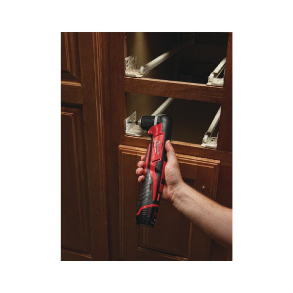 Дриль Milwaukee кутовий 12 Нм, C12 RAD-202В Li-Ion 2x2Ah (4933441215)