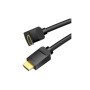 Кабель мультимедійний HDMI M to HDMI M 2.0m V2.0 4K60Hz 90° corner PVC black Vention (AAQBH)