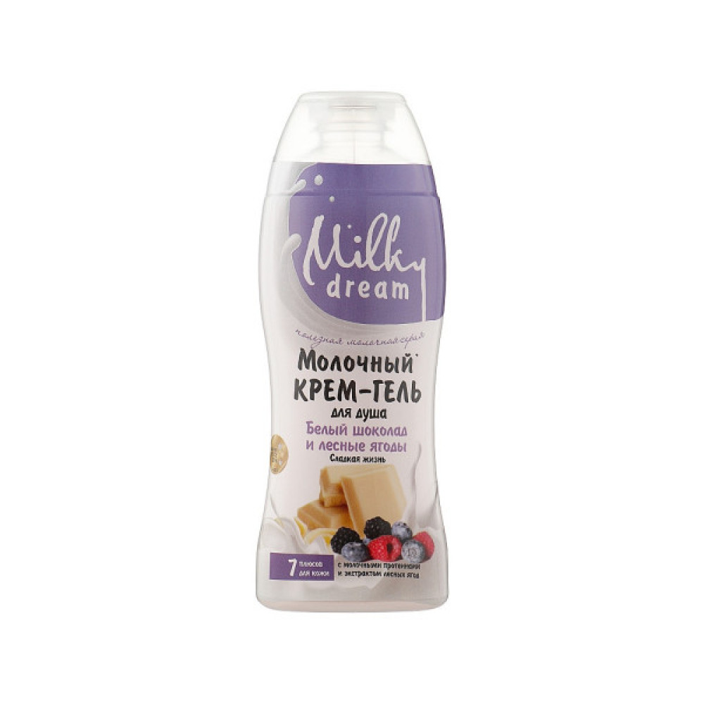 Гель для душу Milky Dream Білий шоколад і лісові ягоди 300 мл (4820205300073)