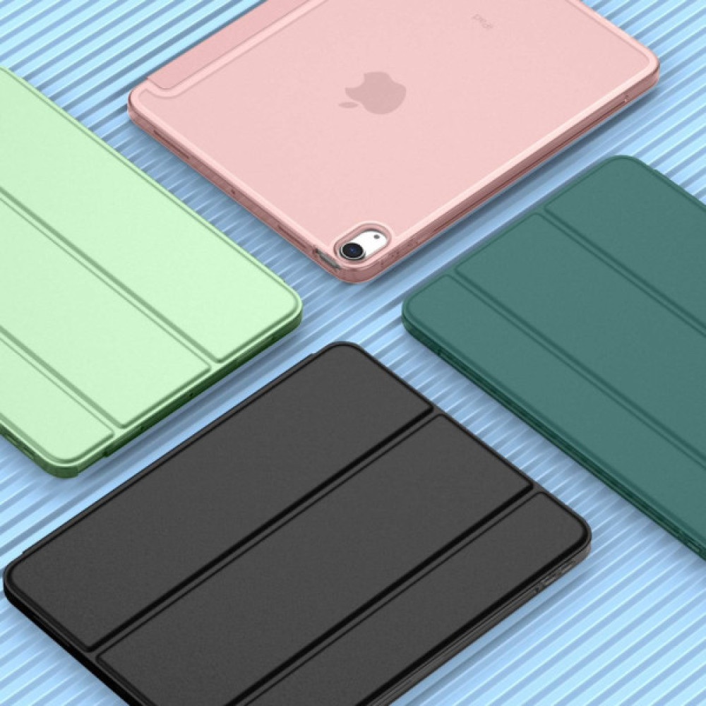 Чохол до планшета BeCover Tri Fold Hard Apple iPad Air (4/5) 2020/2022 10.9" Dark Green (709662) (709662) Чохол до планшета BeCover Tri Fold Hard Apple iPad Air (4/5) 2020/2022 10.9" Dark Green (709662) (709662)