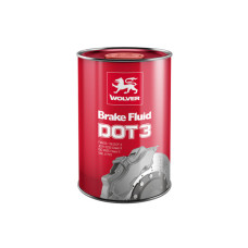 Гальмівна рідина Wolver DOT 3 1л