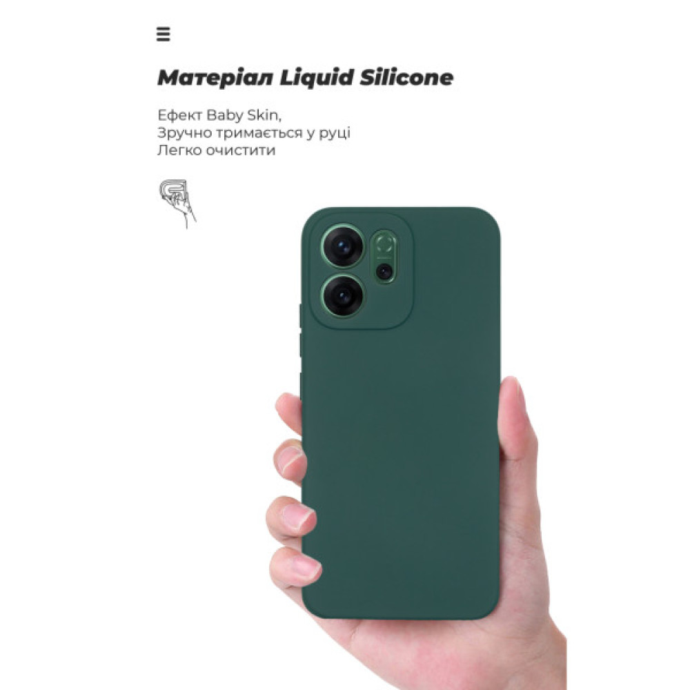 Чохол до мобільного телефона Armorstandart ICON OPPO Reno14 F 5G / Reno14 FS 5G Camera cover Dark Green (ARM87567)