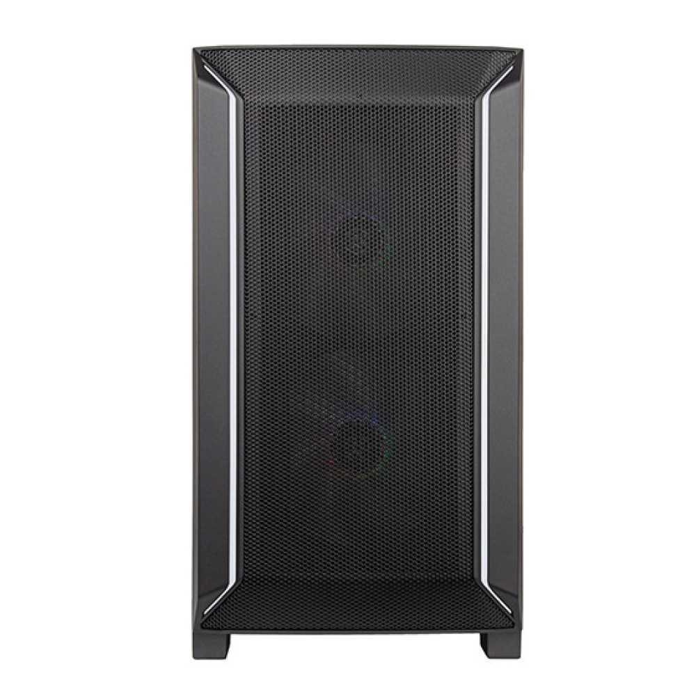 Корпус SilverStone Fara FA312Z-BG без БЖ, 2xUSB3.0, 2x140мм, ARGB VGA 365мм, LCS ready, TG Side Panel, mATX, чорний