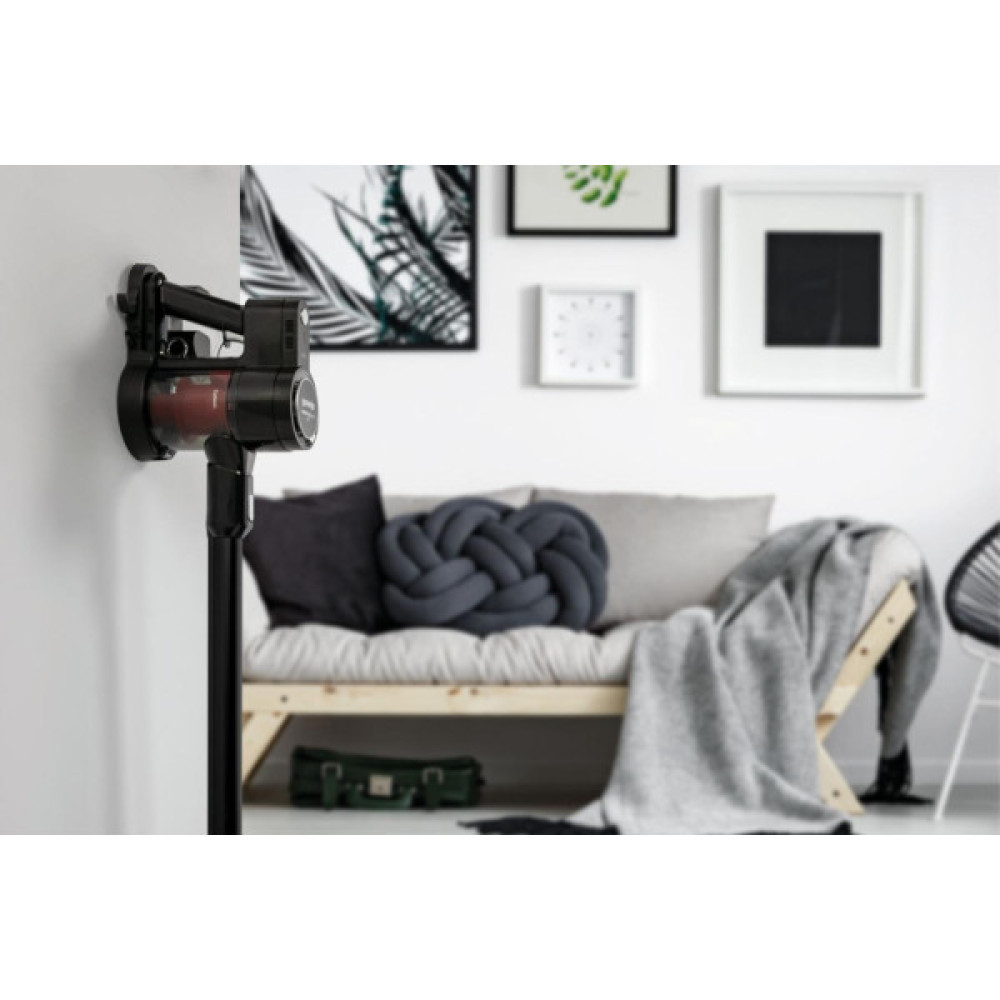 Пилосос Gorenje безпровідний, 121Вт, конт пил -0,5л, автон. робота до 45хв, вага-2,5кг, НЕРА, 2насадки, підсвічування, індикатор, чорний