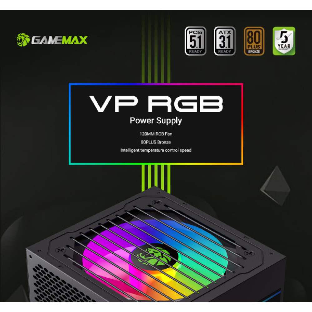 GAMEMAX VP 700S BK-RGB