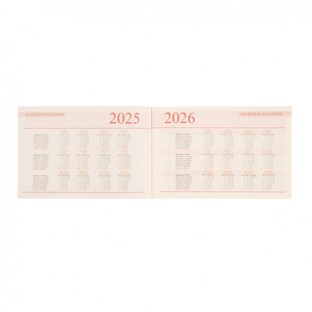 Тижневик Leo planner датований 2025 Cioccolato 10х15 см 128 сторінок (252570)