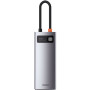 Концентратор Baseus USB3.1 Type-C to USB Type C PD 100W/HDMI 4K 60 Hz/3*USB 3.2 Gen1/ 5in1 (CAHUB-CX0G) Концентратор Baseus USB3.1 Type-C to USB Type C PD 100W/HDMI 4K 60 Hz/3*USB 3.2 Gen1/ 5in1 (CAHUB-CX0G)