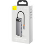 Концентратор Baseus USB3.1 Type-C to USB Type C PD 100W/HDMI 4K 60 Hz/3*USB 3.2 Gen1/ 5in1 (CAHUB-CX0G) Концентратор Baseus USB3.1 Type-C to USB Type C PD 100W/HDMI 4K 60 Hz/3*USB 3.2 Gen1/ 5in1 (CAHUB-CX0G)